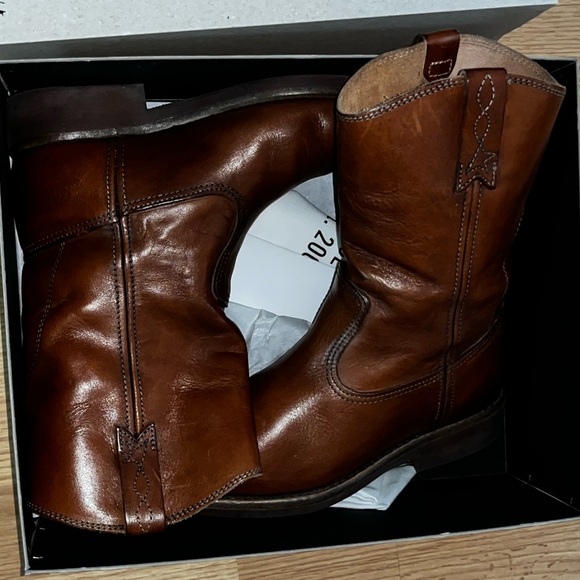 GOLDEN GOOSE BOOTS IN TAN BROWN COLOR 38 - Picture 15 of 15